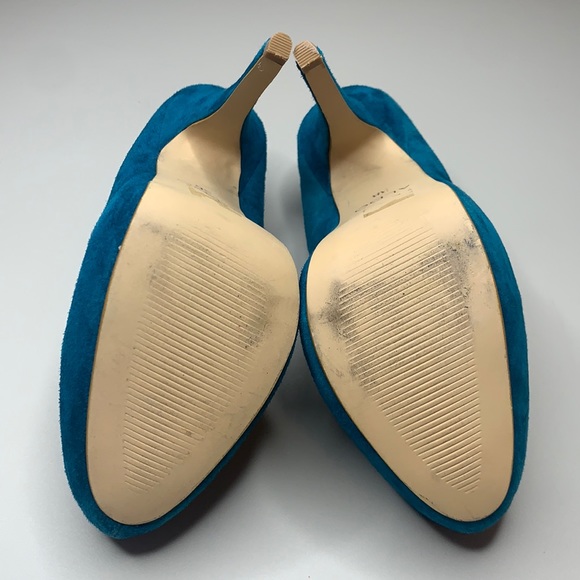 Aldo suede platform pumps Turquoise - Picture 5 of 10